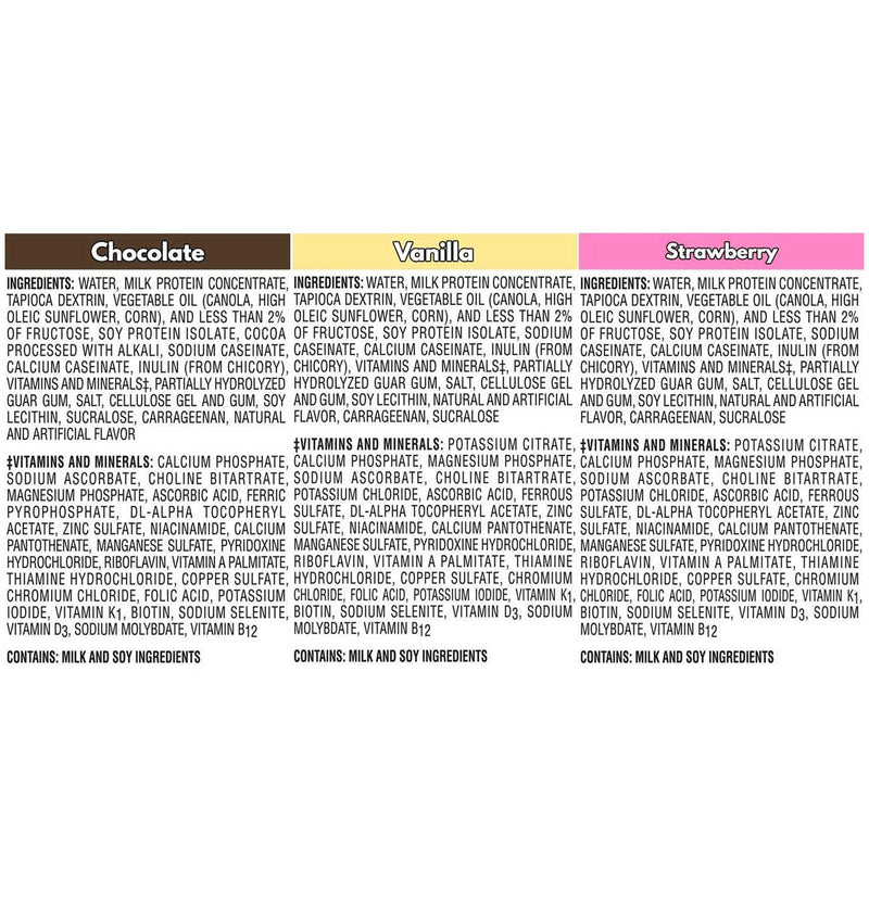 Boost Varieties Boost Plus Nutritional Drink Variety Pack, 1 Chocolate, 1 Vanilla, 1 S
