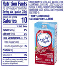 Crystal Light On-the-Go Sugar-Free Cherry Pomegranate Drink Mix, 10 CT - Trustables