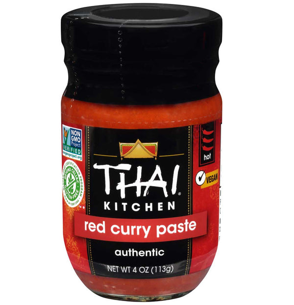 Thai Kitchen Red Curry Paste, Gluten Free, 4 OZ - Trustables