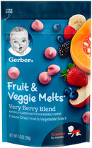 Gerber Fruit & Veggie Melts, Very Berry Blend, 1 OZ - Trustables
