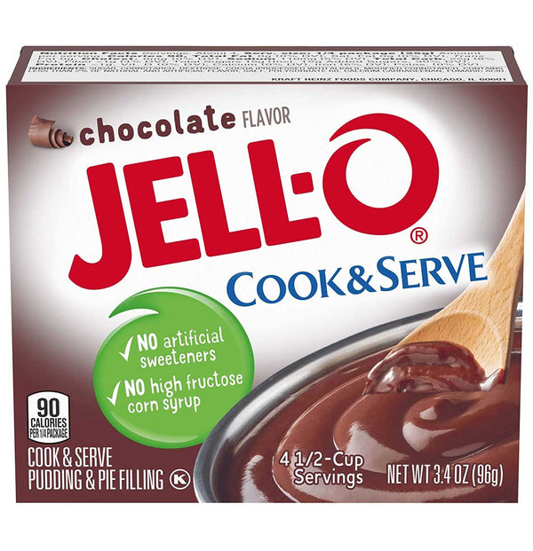 Jell-O Instant Chocolate Pudding , 3.4 OZ - Trustables