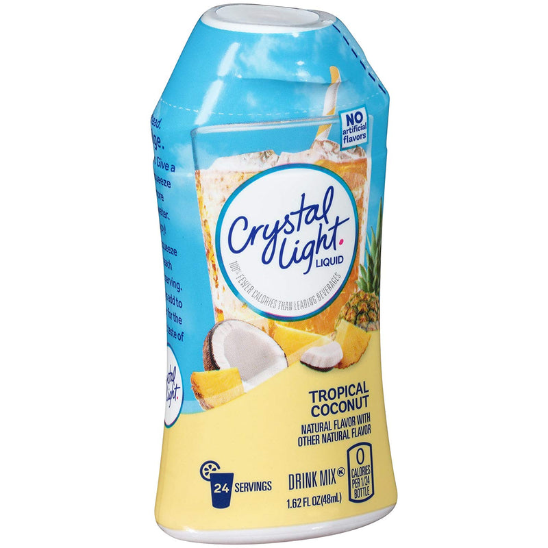 Crystal Light Liquid Drink Mix, Tropical Coconut, 1.62 OZ - Trustables