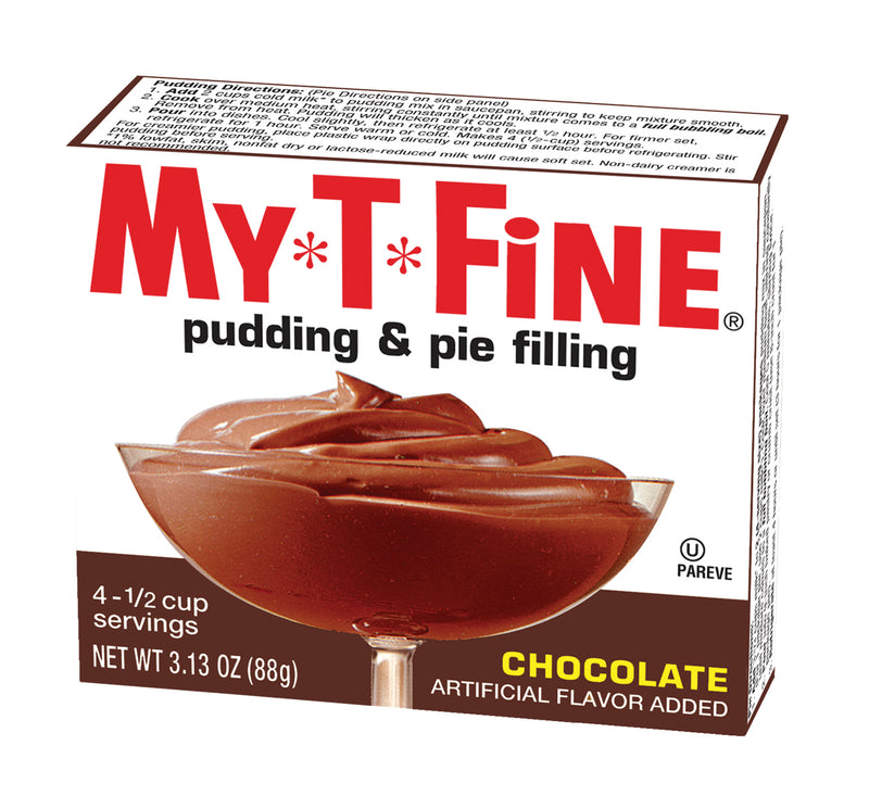 My-T-Fine Pudding and Pie Filling Chocolate, 3.13 OZ, 1 CT - Trustables
