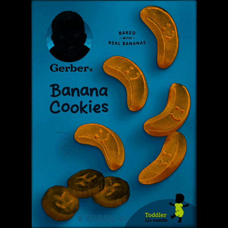 Gerber Banana Cookies, 5 OZ - Trustables
