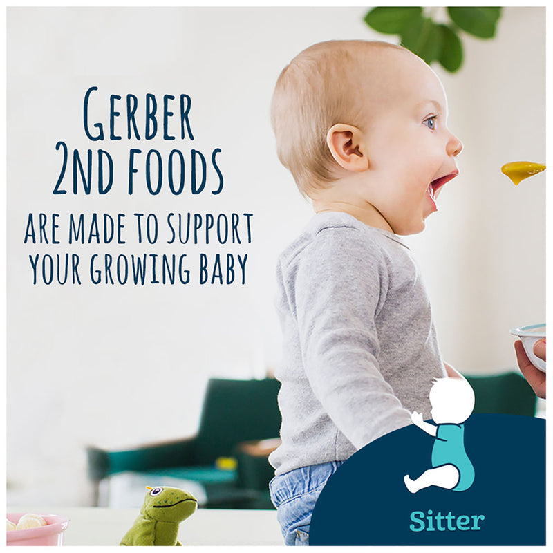 Gerber Baby Food, 2nd Foods, Chicken Noodle, 8 OZ - Trustables