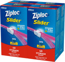 Ziploc Slider Storage Quart, 40 Count per box, 4 CT - Trustables