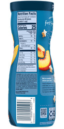 Gerber Puffs Cereal Snacks, Peach, 1.48 OZ - Trustables