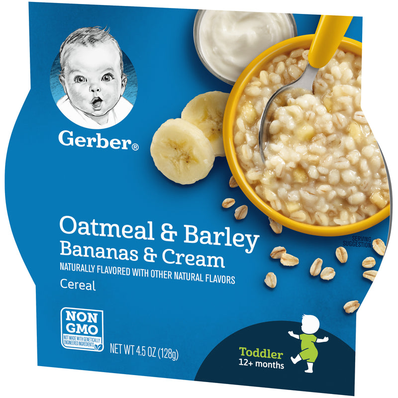 Gerber Breakfast Buddies, Bananas & Cream, 4.5 OZ - Trustables