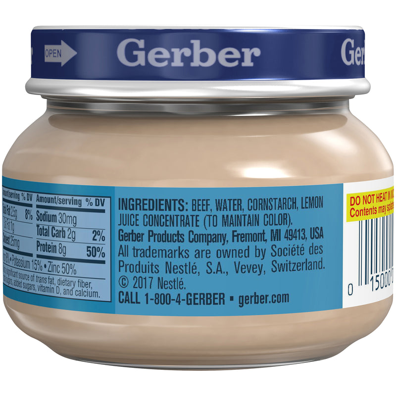 Gerber 2nd Foods Jar, Beef and Beef Gravy, 2.5 OZ - Trustables