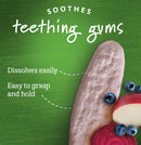Gerber Organic Teethers Gentle Teething Wafers, Blueberry Apple Beet, 1.7 OZ - Trustables