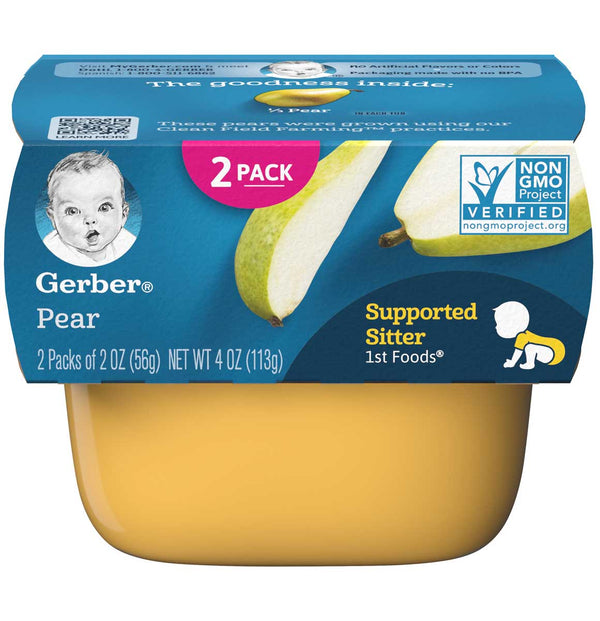 Gerber 1st Foods, Pear, 4 OZ - Trustables