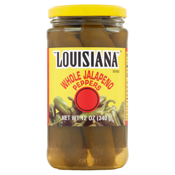 The Original Louisiana, Whole Jalapeno Peppers, 12 OZ - Trustables
