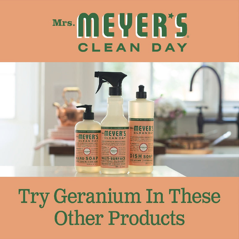 Geranium flower soap, geranium flower liquid soap, geranium soap refill