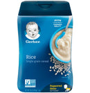 Gerber Baby Cereal, 1st Foods, Rice, 16 OZ - Trustables