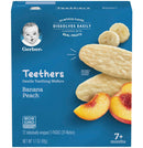 Gerber Teethers Gentle Teething Wafers, Banana Peach, 1.7 OZ - Trustables