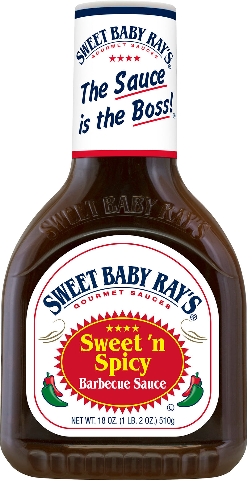 Sweet Baby Rays Sweet N Spicy Barbecue Sauce, 18 Ounce - Trustables