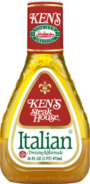 Ken's Steak House Italian Dressing & Marinade, 16 Ounce - Trustables