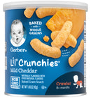 Gerber Lil' Crunchies, Mild Cheddar, 1.48 OZ - Trustables