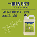 Mrs. Meyer's Clean Day Liquid Dish Soap Refill, Lemon Verbena Scent, 48 ounce bottle - Trustables