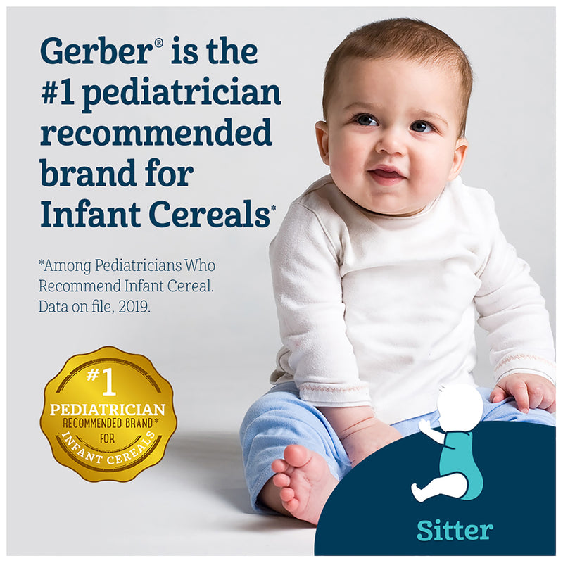Gerber Baby Cereal, 2nd Foods, Probiotic Oatmeal Peach Apple, 8 OZ - Trustables