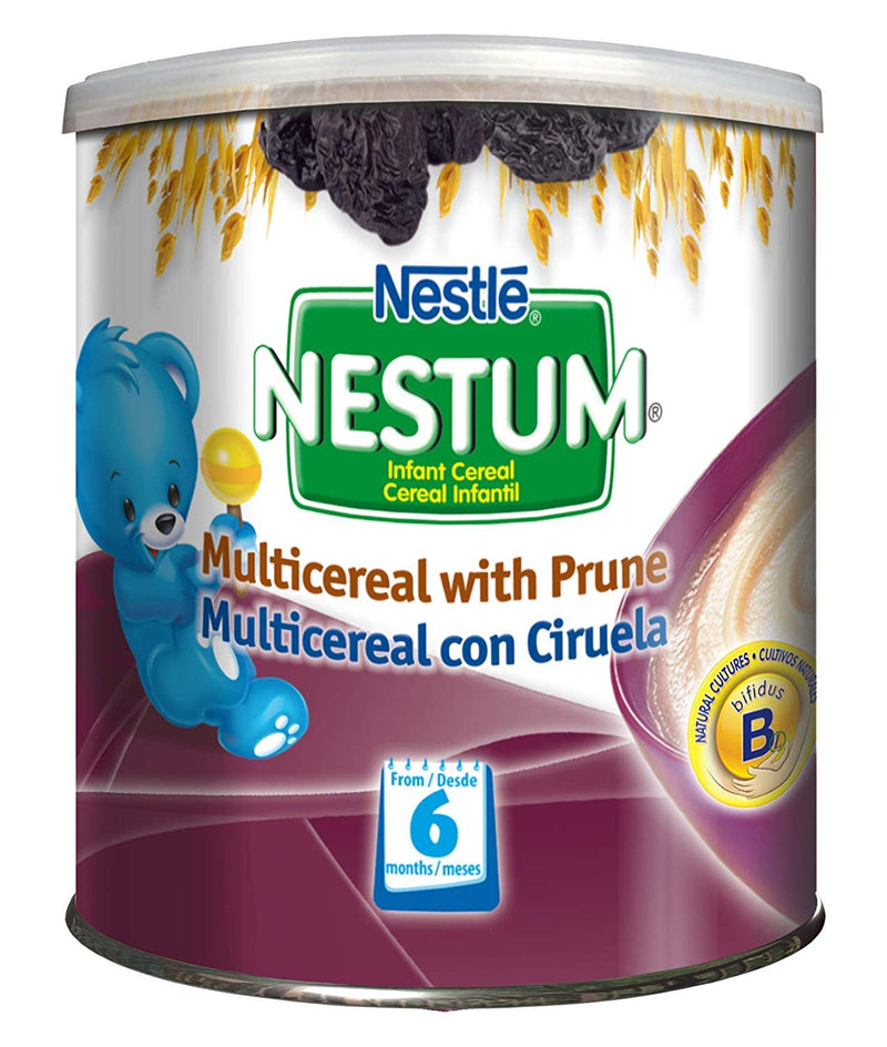 Nestle Nestum Infant Cereal, Multicereal with Prune, 9.5 OZ - Trustables