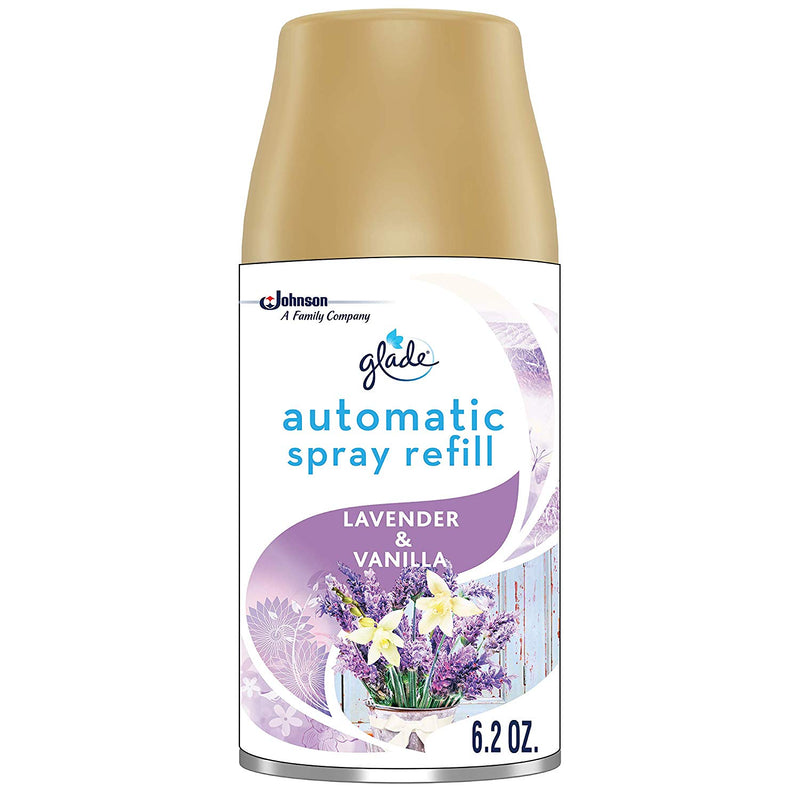 Glade Automatic Spray Refill, Lavender and Vanilla, 6.2 OZ - Trustables