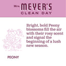 Mrs. Meyer's Clean Day Room Freshener, Peony Scent, 8 Ounce Non-Aerosol Bottle