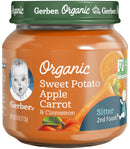 Gerber 2nd Foods, Organic Sweet Potato Apple Carrot, 4 OZ - Trustables