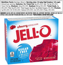Jell-O Sugar Free Gelatin, Cherry, 0.3 OZ - Trustables