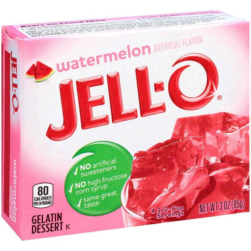 Watermelon Gelatin Jell-O  Dessert Mix