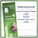 Gerber Organic Teethers Gentle Teething Wafers, Blueberry Apple Beet, 1.7 OZ - Trustables