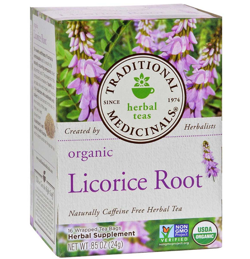Traditional Medicinals Organic Licorice Root Tea, 16 Tea Bags - Trustables