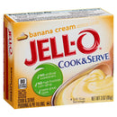 Jell-O Cook and Serve Pudding and Pie Filling, Banana Cream, 3 OZ - Trustables