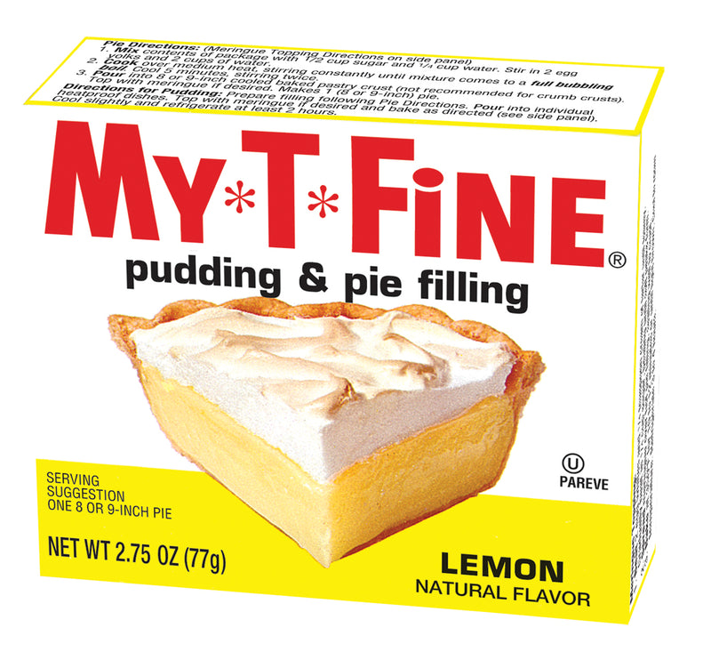 My-T-Fine Pudding and Pie Filling Lemon, 2.75 OZ, 1 CT - Trustables