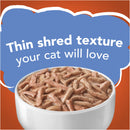 Friskies Shreds Chicken & Salmon Dinner in Gravy Wet Cat Food, 5.5 OZ - Trustables