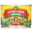 La Preferida Organic Green Chilies, Mild-Diced , 4 OZ - Trustables