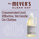 Mrs. Meyer's Clean Day Lavender Scented Laundry Detergent Bottle, 64 fl oz - Trustables