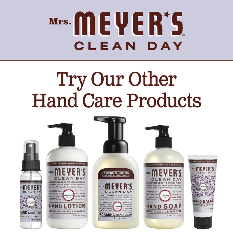 Mrs. Meyer's Clean Day Hand Sanitizer Bottle, Lavender Scent, 2 fl oz - Trustables