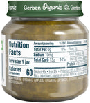 Gerber 2nd Foods, Organic Apple Spinach with Kale, 4 OZ - Trustables