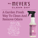 Mrs. Meyer's Clean Day Multi-Surface Everyday Cleaner, Peony Scent, 16 Ounce Bottle - Trustables