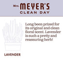 Mrs. Meyer's Clean Day Liquid Dish Soap Bottle, Lavender Scent, 16 fl oz - Trustables
