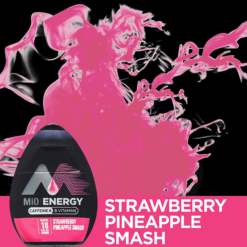 Mio Energy Liquid Water Enhancer, Strawberry Pineapple Smash, 1.62 OZ - Trustables