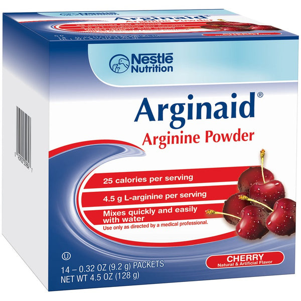 Arginaid Arginine Powder, Cherry, 0.32oz Packets , 14 CT