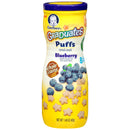 Gerber Puffs Cereal Snacks, Blueberry, 1.48 OZ - Trustables