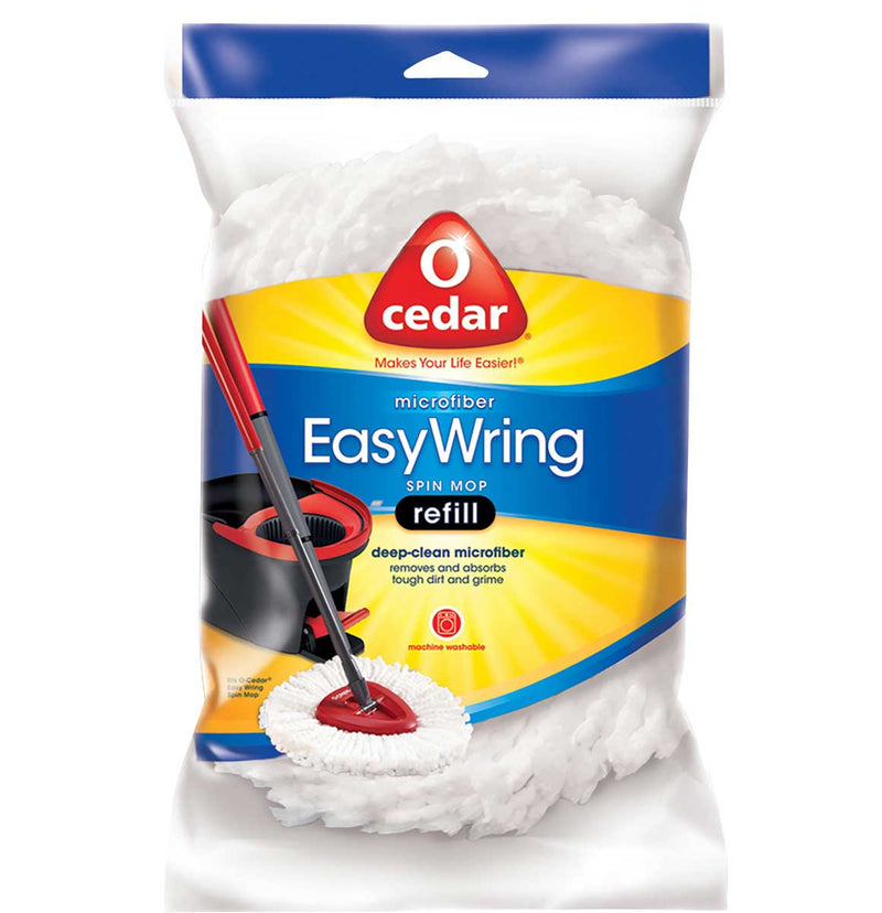 O-Cedar EasyWring Spin Mop Microfiber Mop Head Refill (12-Pack