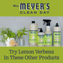 Mrs. Meyer's Clean Day Liquid Hand Soap Refill Bottle, Lemon Verbena Scent, 33 fl oz - Trustables