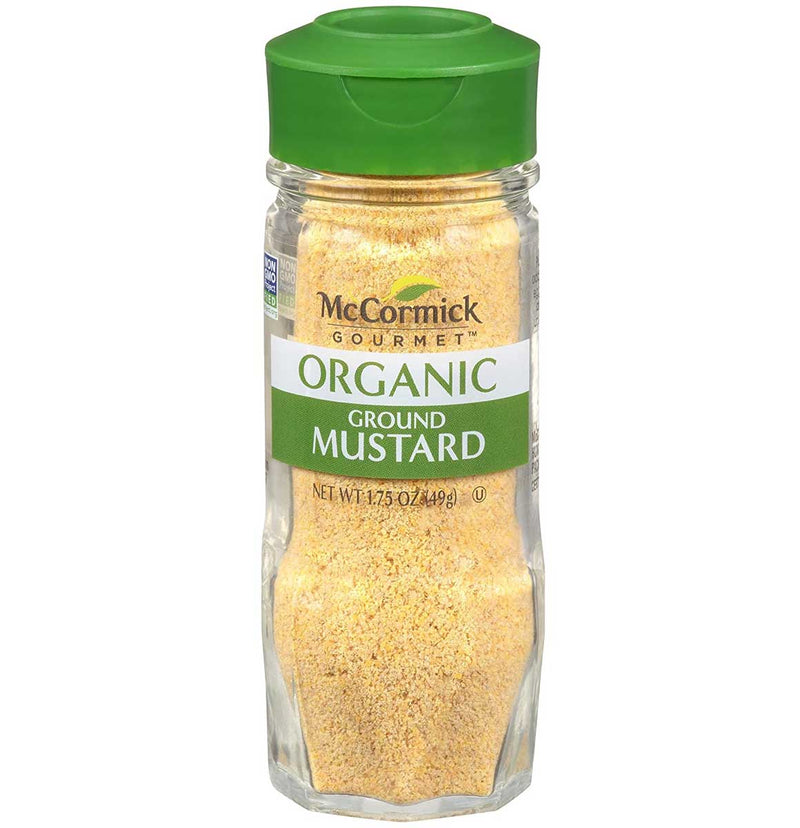 McCormick Gourmet Organic Mustard Seed Ground, 1.75 OZ - Trustables