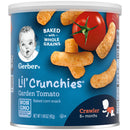 Gerber Lil' Crunchies Variety Pack, 2 Cheddar, 2 Tomato, 2 Apple & Sweet Potato, 6 CT - Trustables