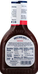 Sweet Baby Ray's BBQ Sauce, Original, 18 Ounce - Trustables