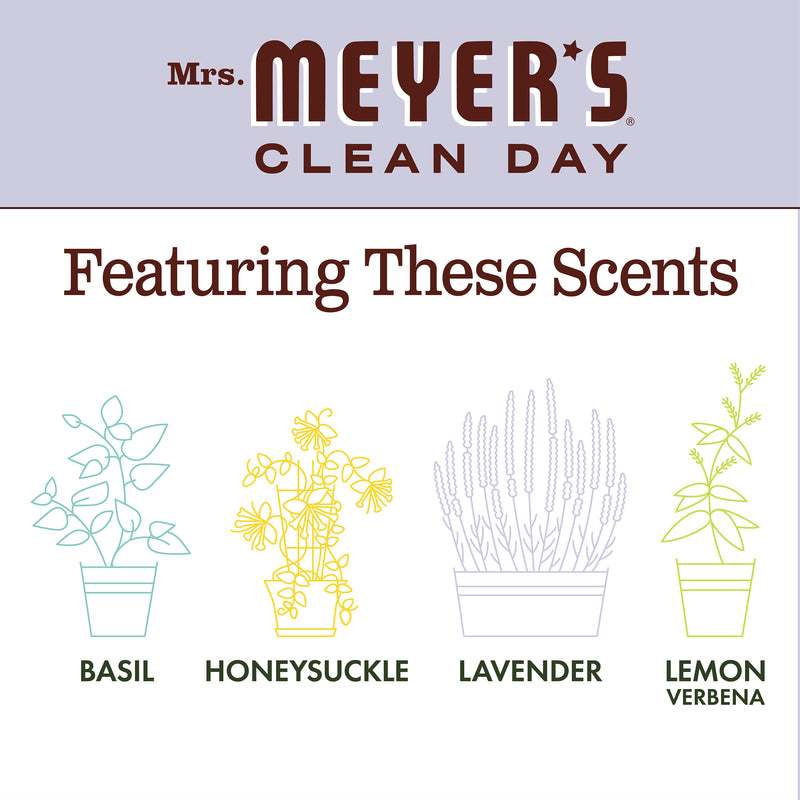 Mrs. Meyer's Clean Day Lavender Scented Laundry Detergent Bottle, 64 fl oz - Trustables